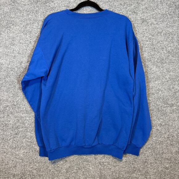 Walt Disney World Sweatshirt Adult Medium Blue Hanes Fleece Pullover Mickey - Picture 8 of 9